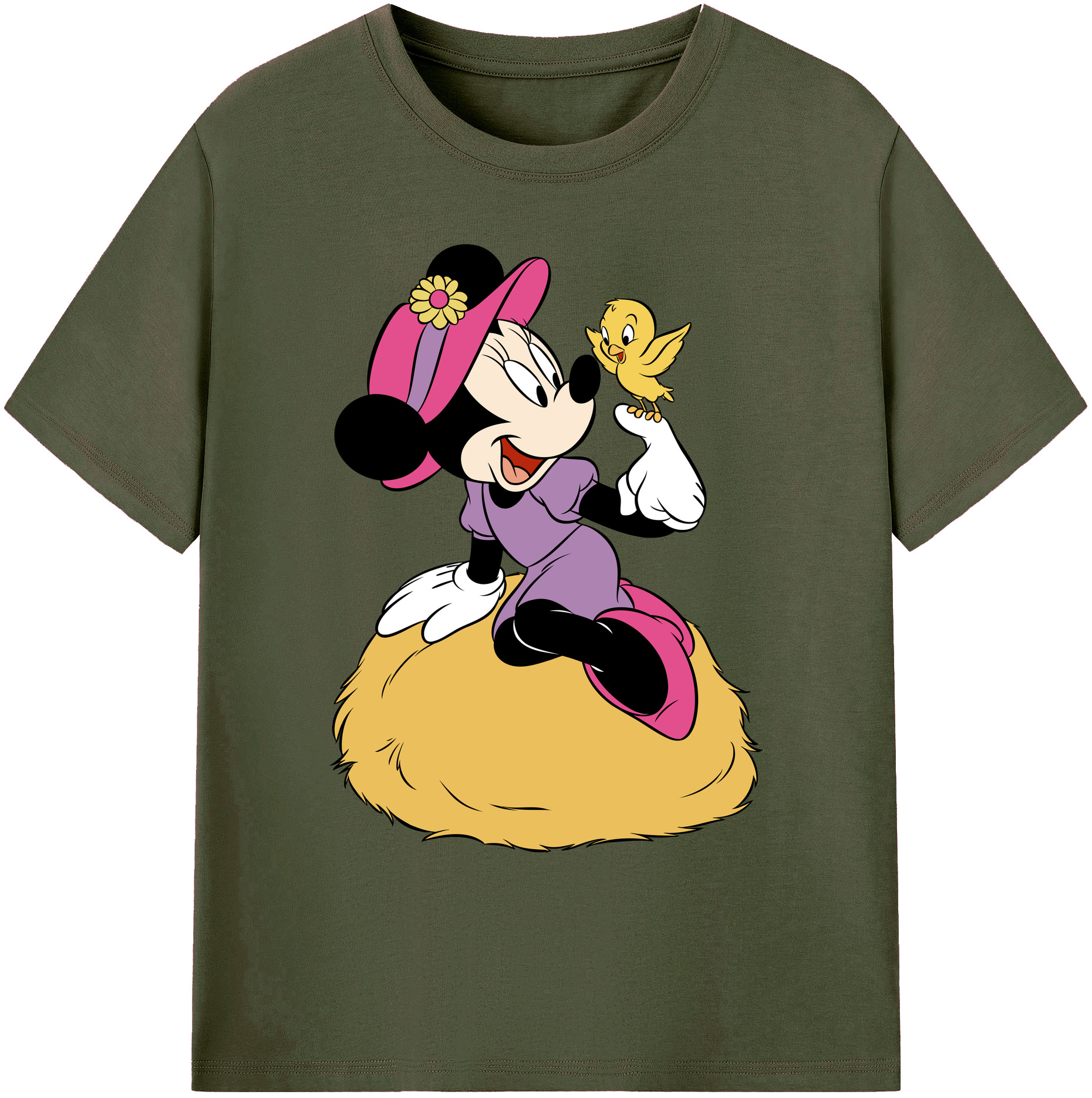 ミッキーマウス Mickey Mouse 綿100％ メンズ半袖Tシャツ｜肌触りやわらか＆通気性
